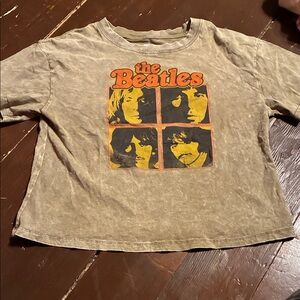 The Beatles Crop Top